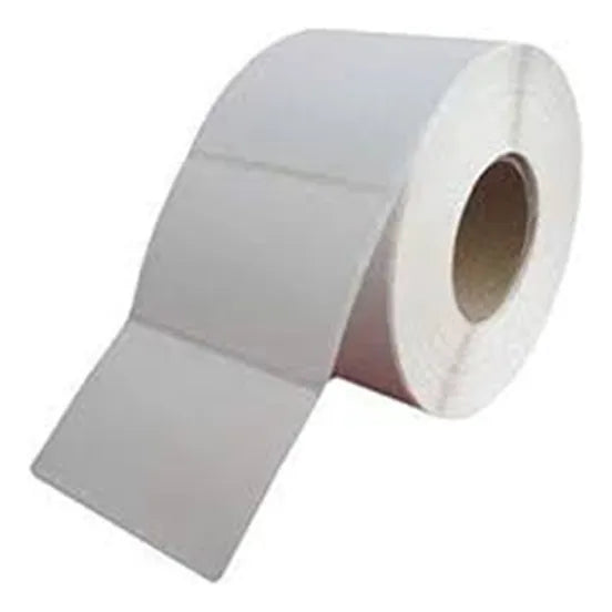 Etiqueta Adhesiva Polipropileno 100mm X 80mm Blanco Brillante