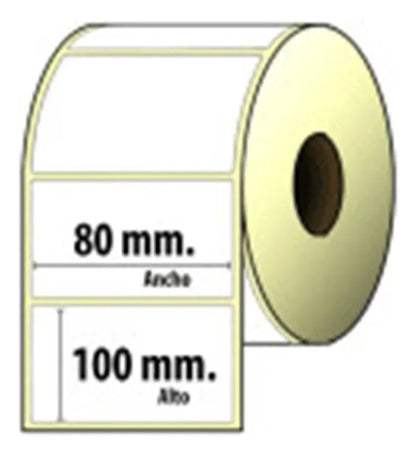 Etiqueta Termica 80mmx100mm