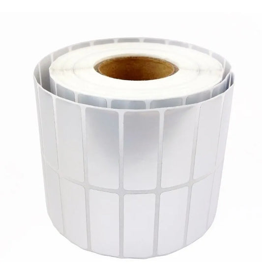 Rollo Etiqueta Poliéster Plata Mate 50x25